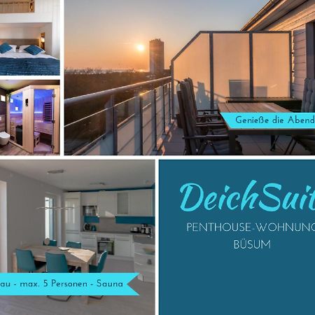 5 Sterne Penthouse Deichsuite Büsum Exteriör bild