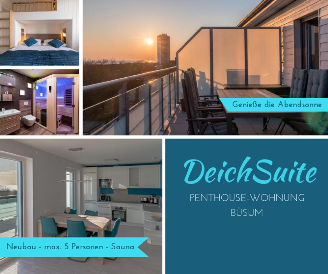 5 Sterne Penthouse Deichsuite Büsum Exteriör bild