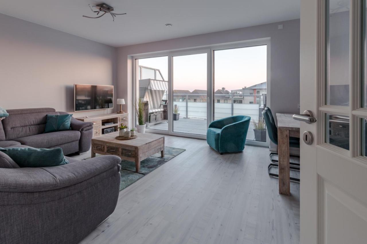 5 Sterne Penthouse Deichsuite Büsum Exteriör bild